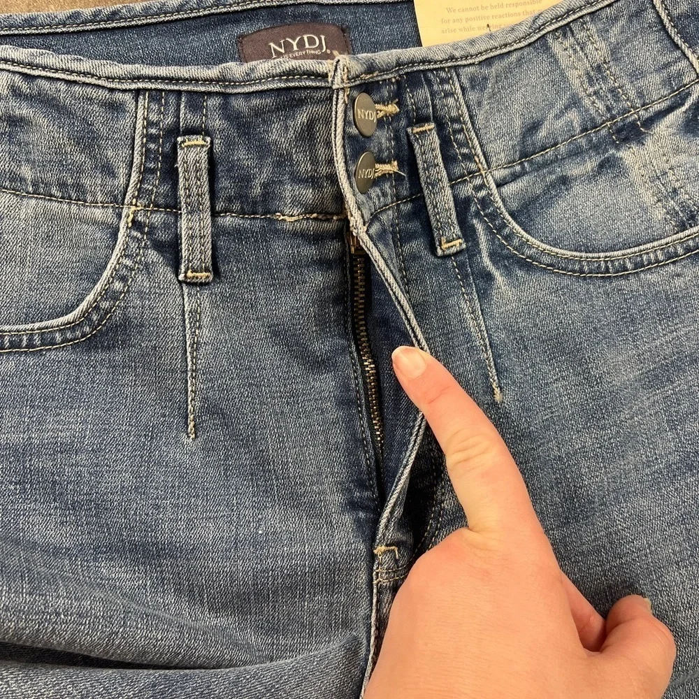 NYDJ High Rise Ankle Love Sick Jeans